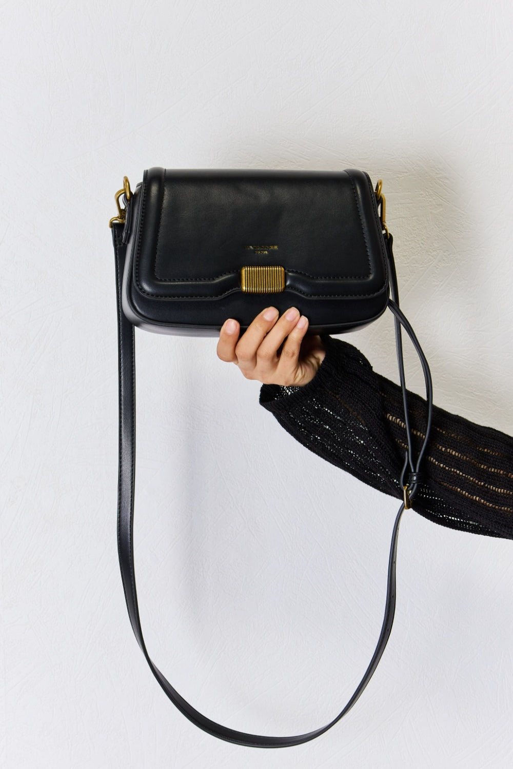 Sac bandoulière en cuir PU David Jones