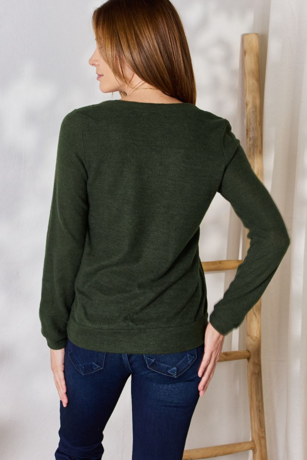 Chemisier col V colorblock grande taille Hailey & Co