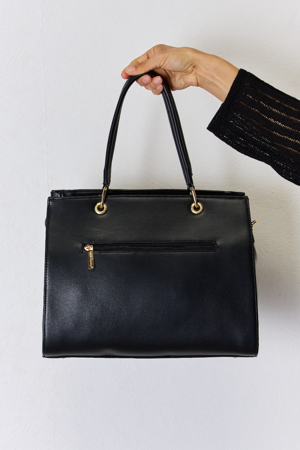 Sac à main en cuir PU texturé David Jones