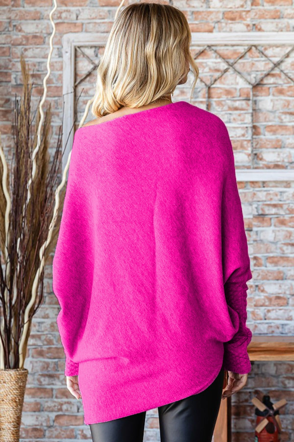 Pull à manches dolman asymétriques First Love