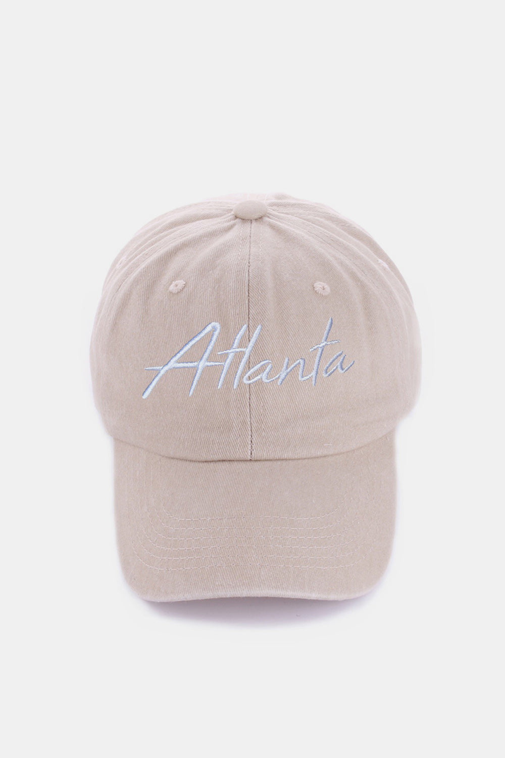 Casquette de baseball brodée Zenana Washed ATLANTA