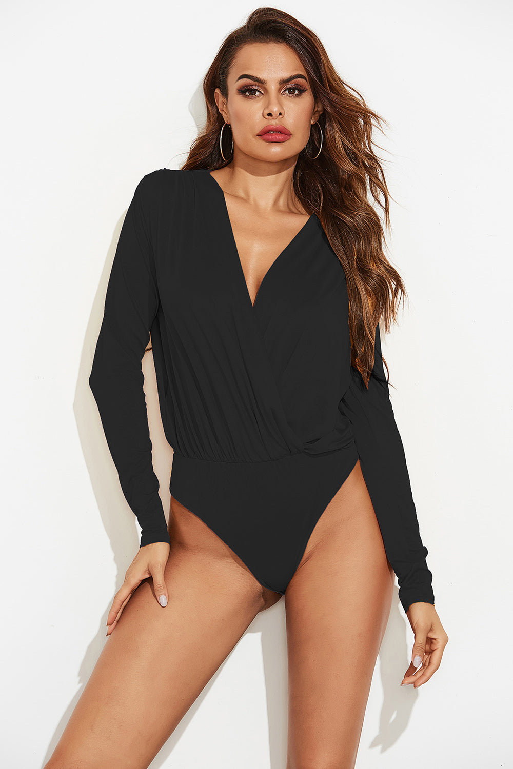 Body à manches longues avec surplis