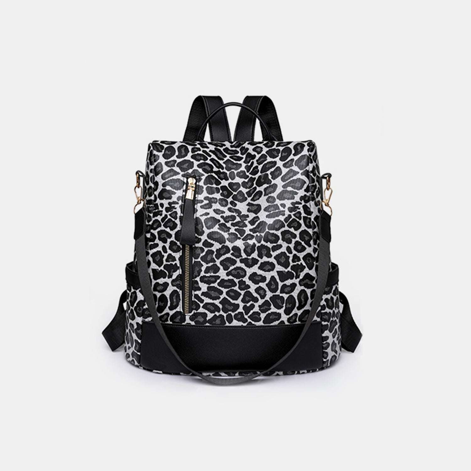 Sac à dos en cuir PU léopard