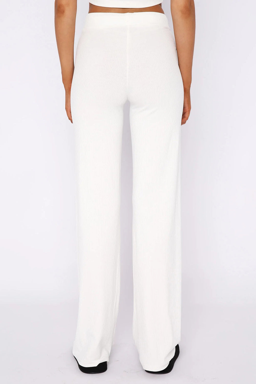 Ensemble haut à manches courtes et pantalon à col rond