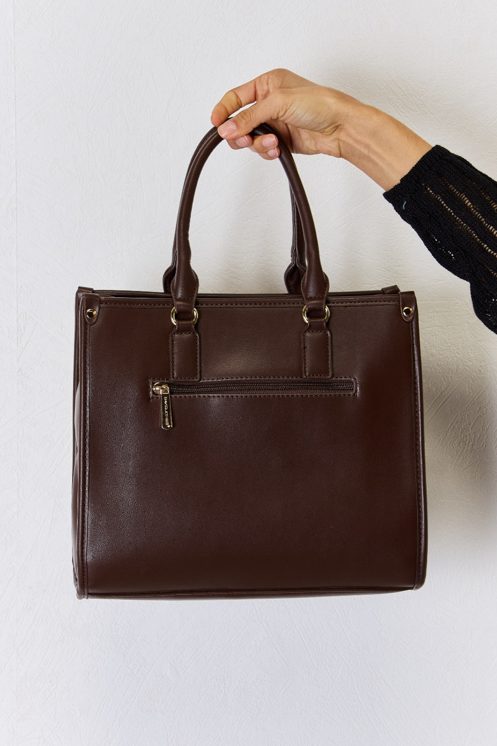 Sac à main en cuir PU à motif losanges David Jones