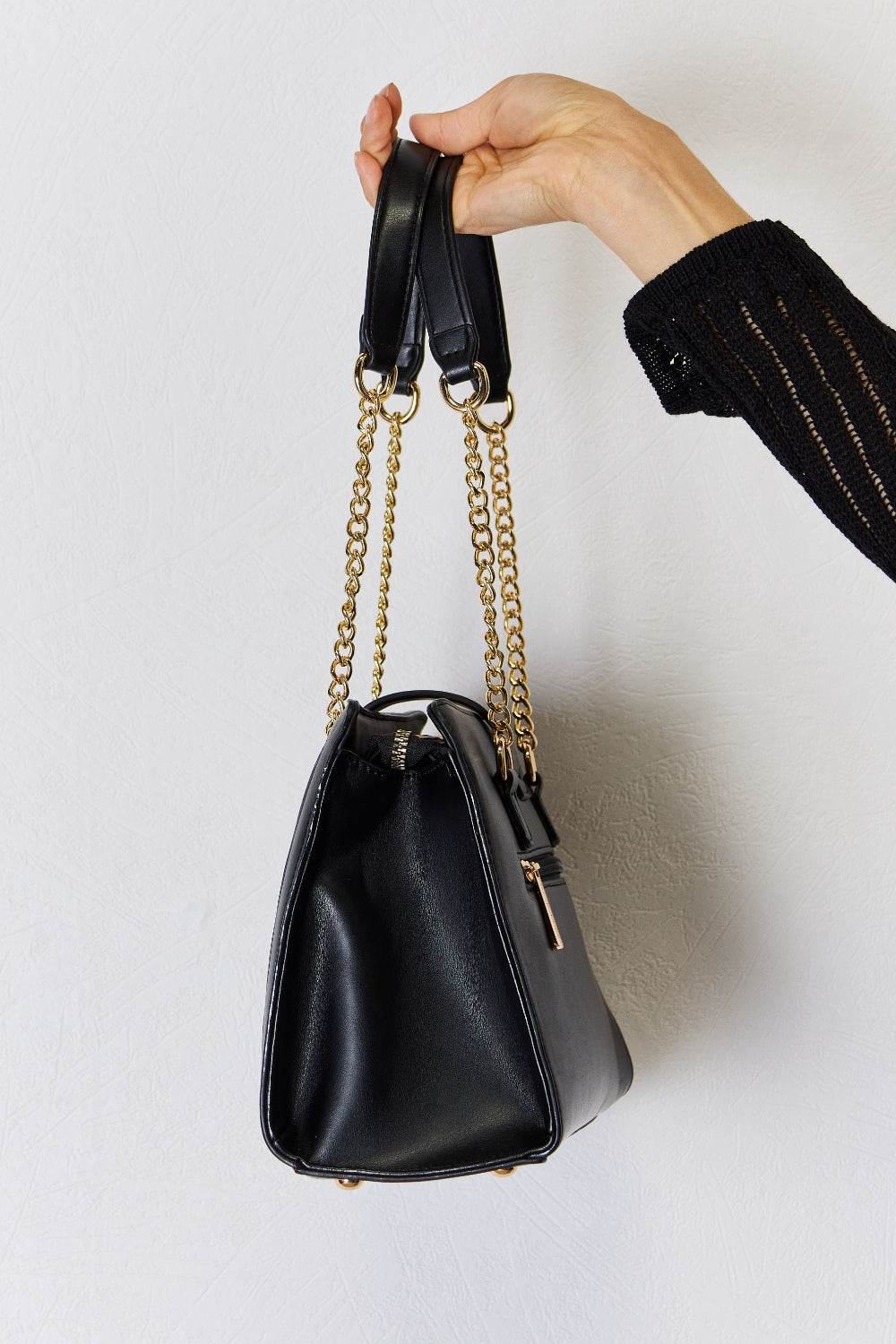 Sac à main en cuir PU matelassé David Jones