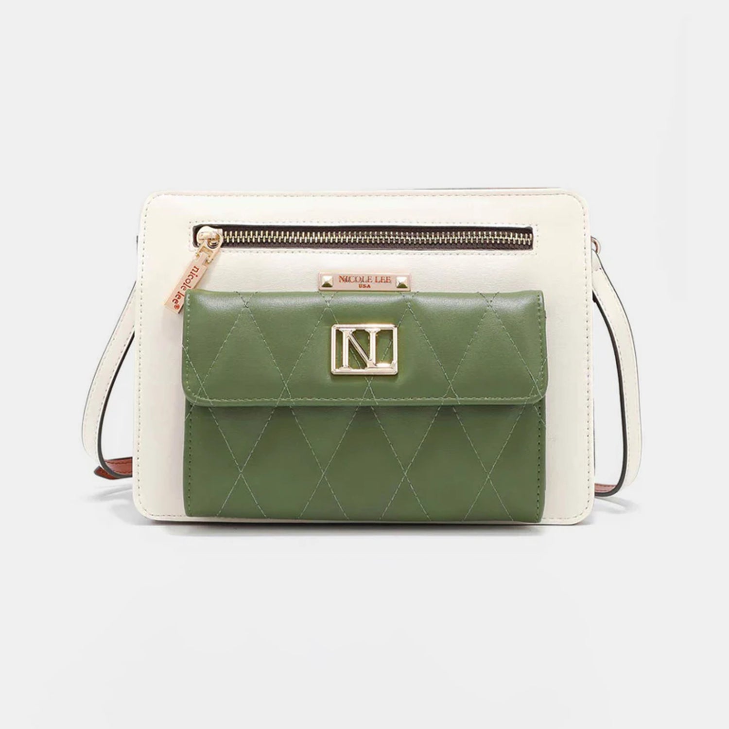 Sac bandoulière color block Nicole Lee USA