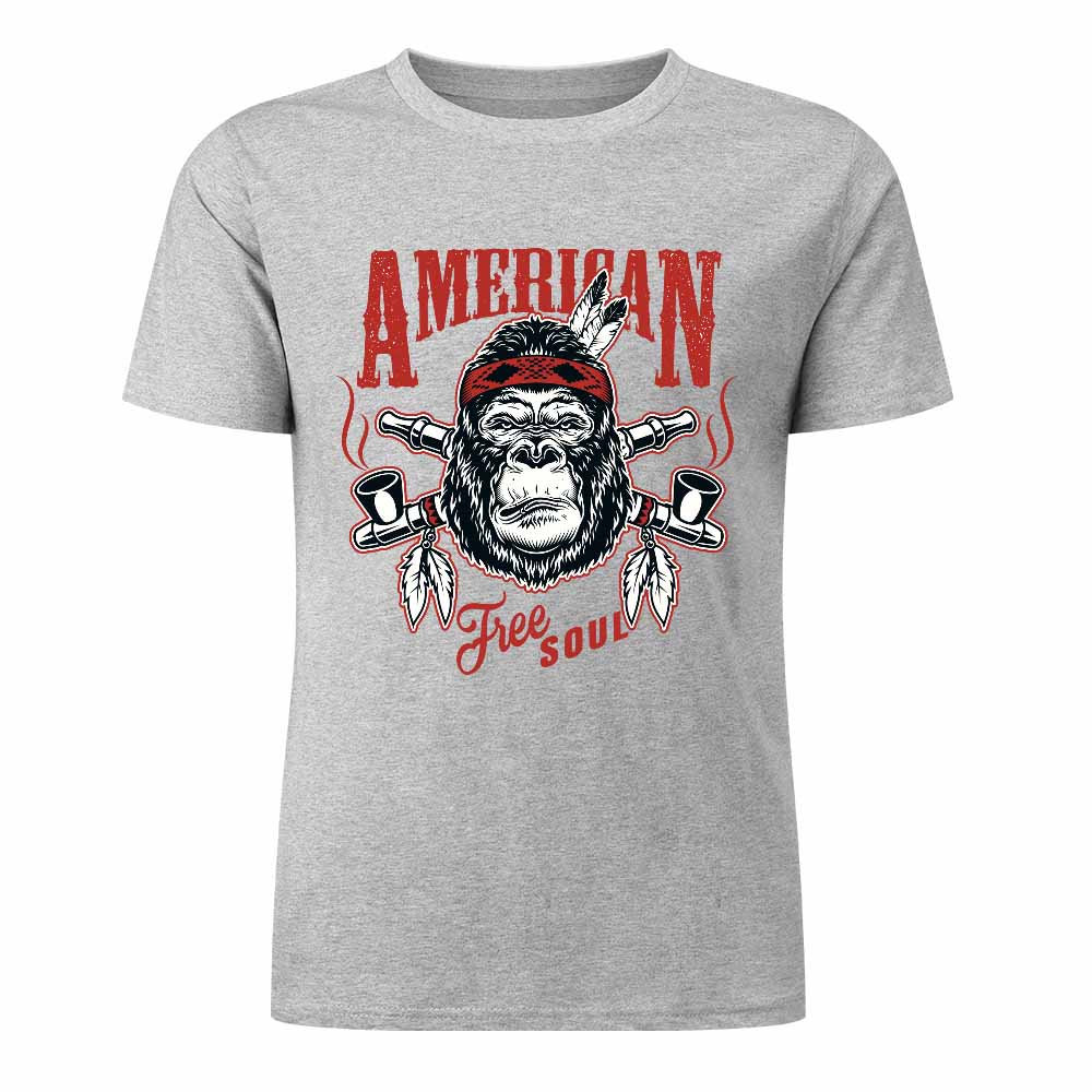 New 2025 Pure cotton short sleeved T-shirt Front print Multiple colors