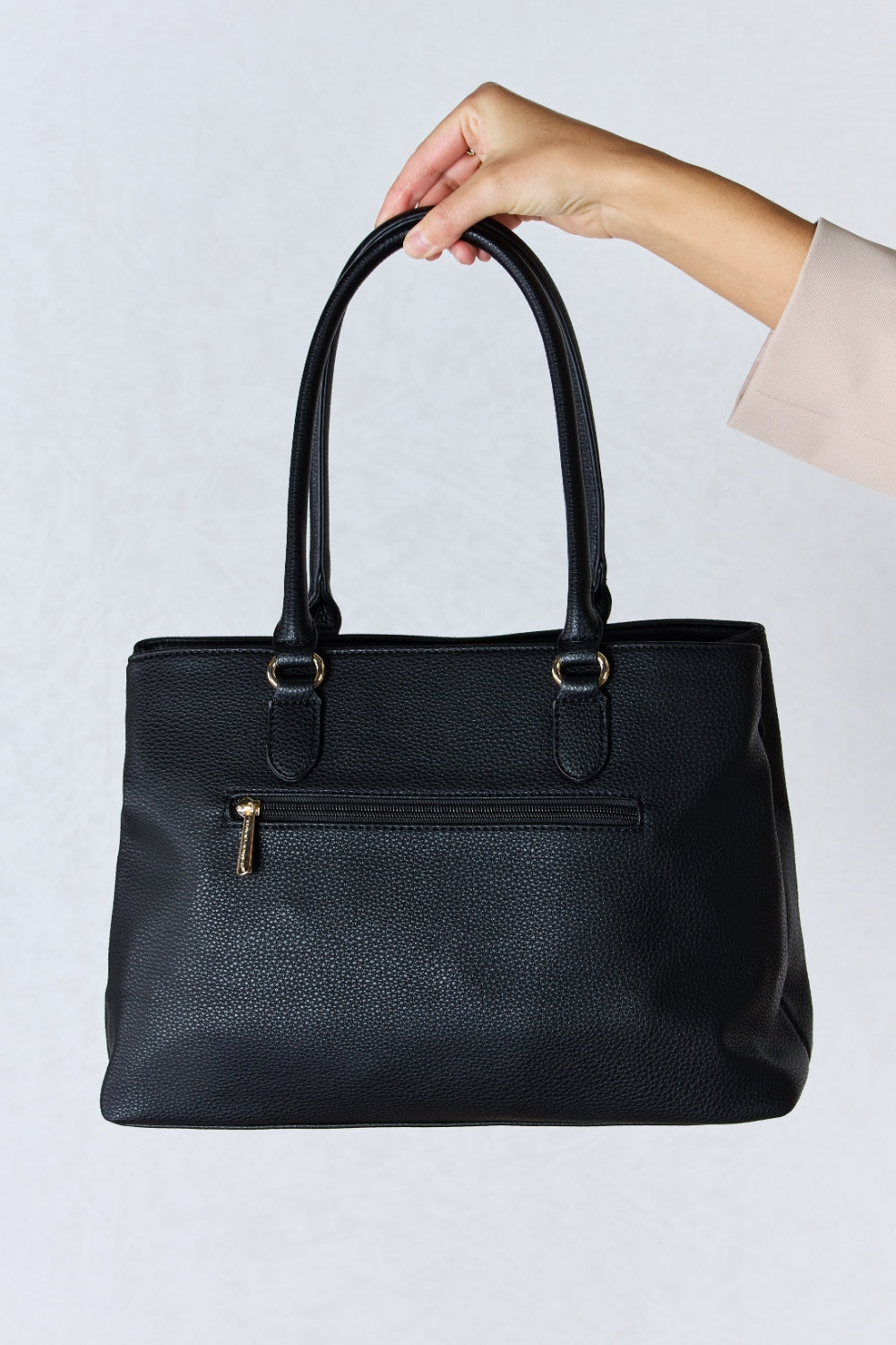 Sac à main en cuir structuré David Jones