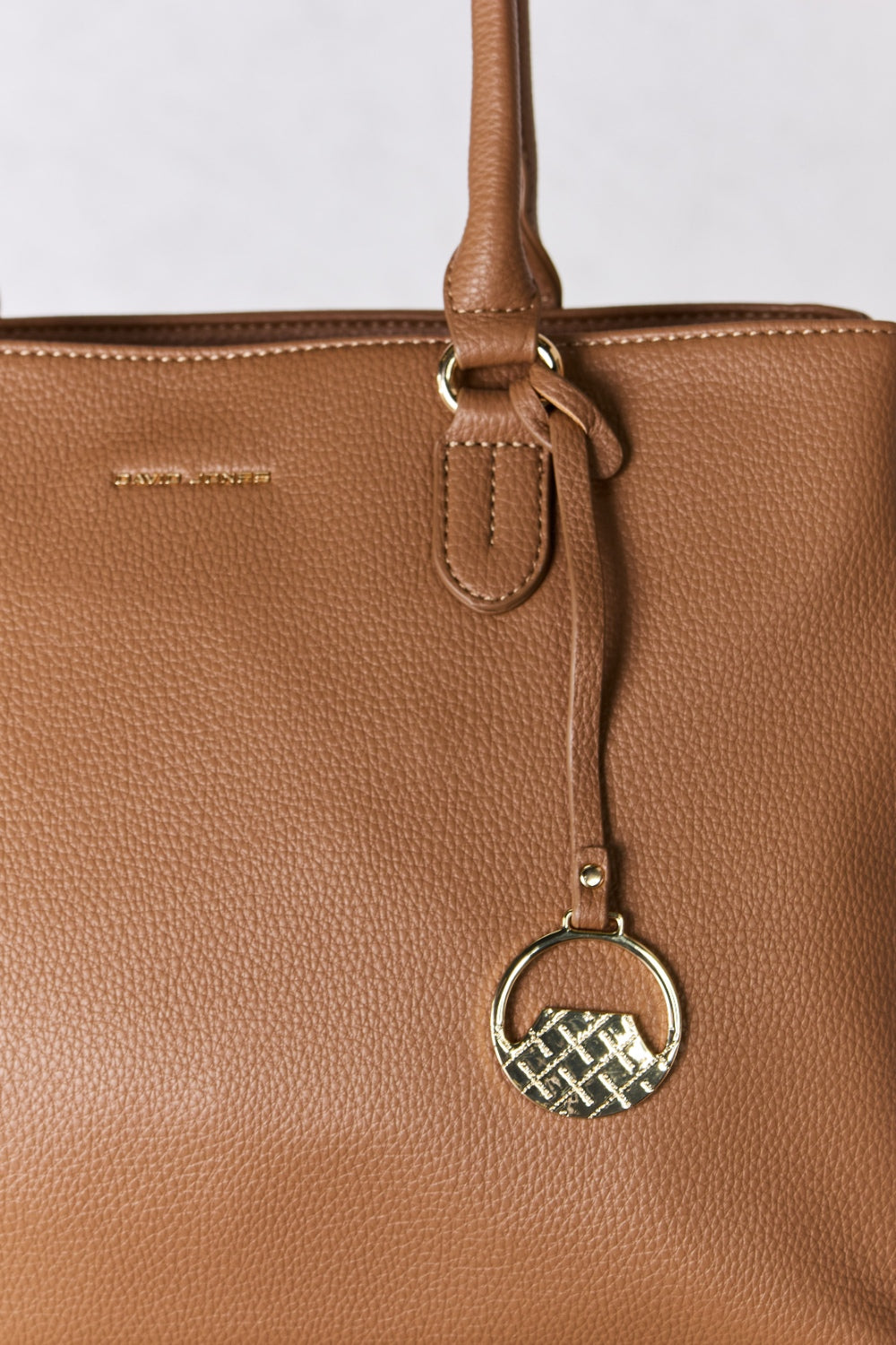 Sac à main en cuir structuré David Jones
