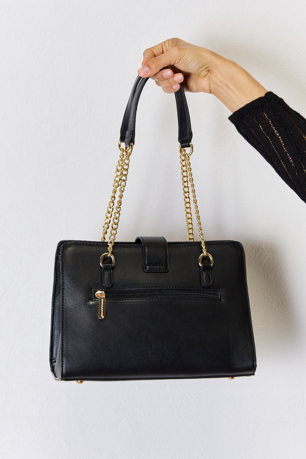 Sac à main en cuir PU matelassé David Jones