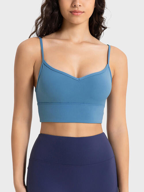 Soutien-gorge de sport à bretelles spaghetti