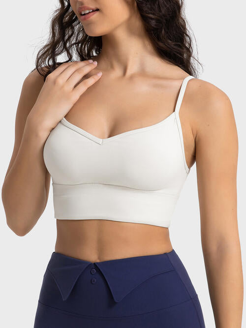 Soutien-gorge de sport à bretelles spaghetti