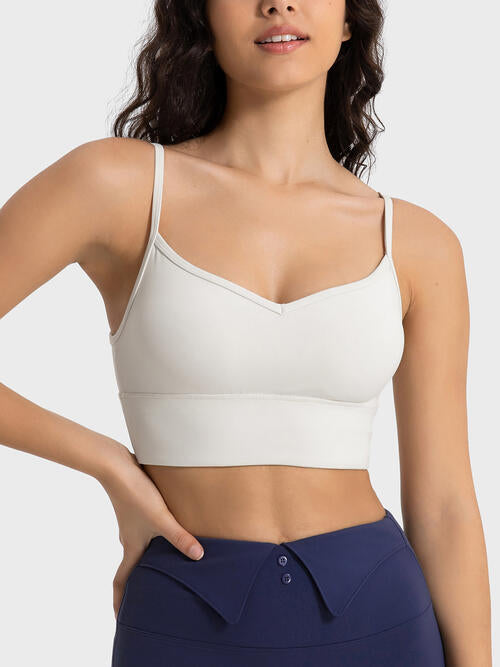 Soutien-gorge de sport à bretelles spaghetti