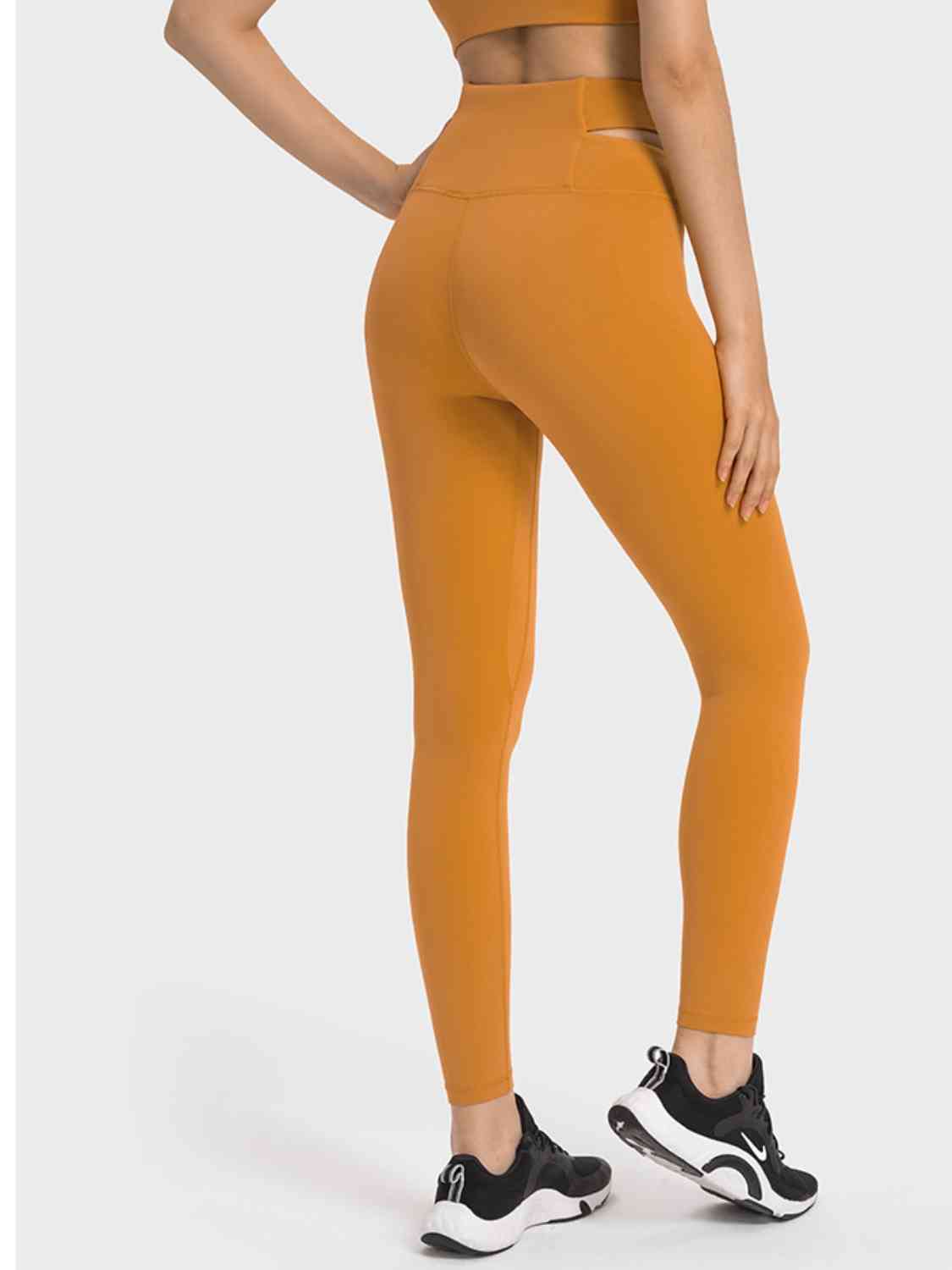 Leggings de sport à découpes croisées
