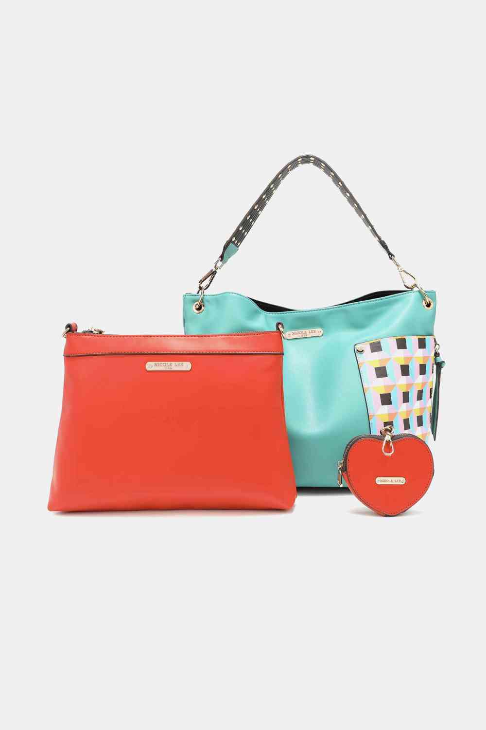 Ensemble de sacs à main Quihn de Nicole Lee USA, 3 pièces