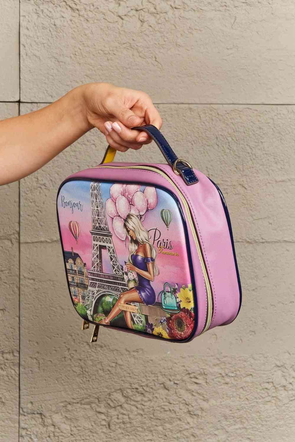 Sac à main imprimé Nicole Lee USA avec trois pochettes