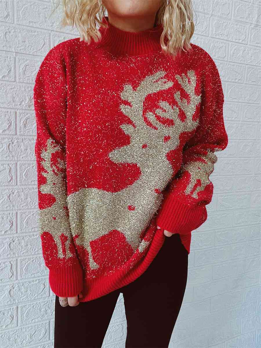 Pull col rond Élément de Noël