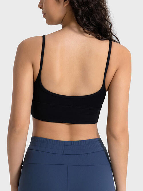 Soutien-gorge de sport à bretelles spaghetti
