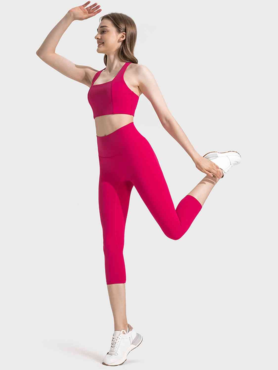 Soutien-gorge de sport à encolure dégagée
