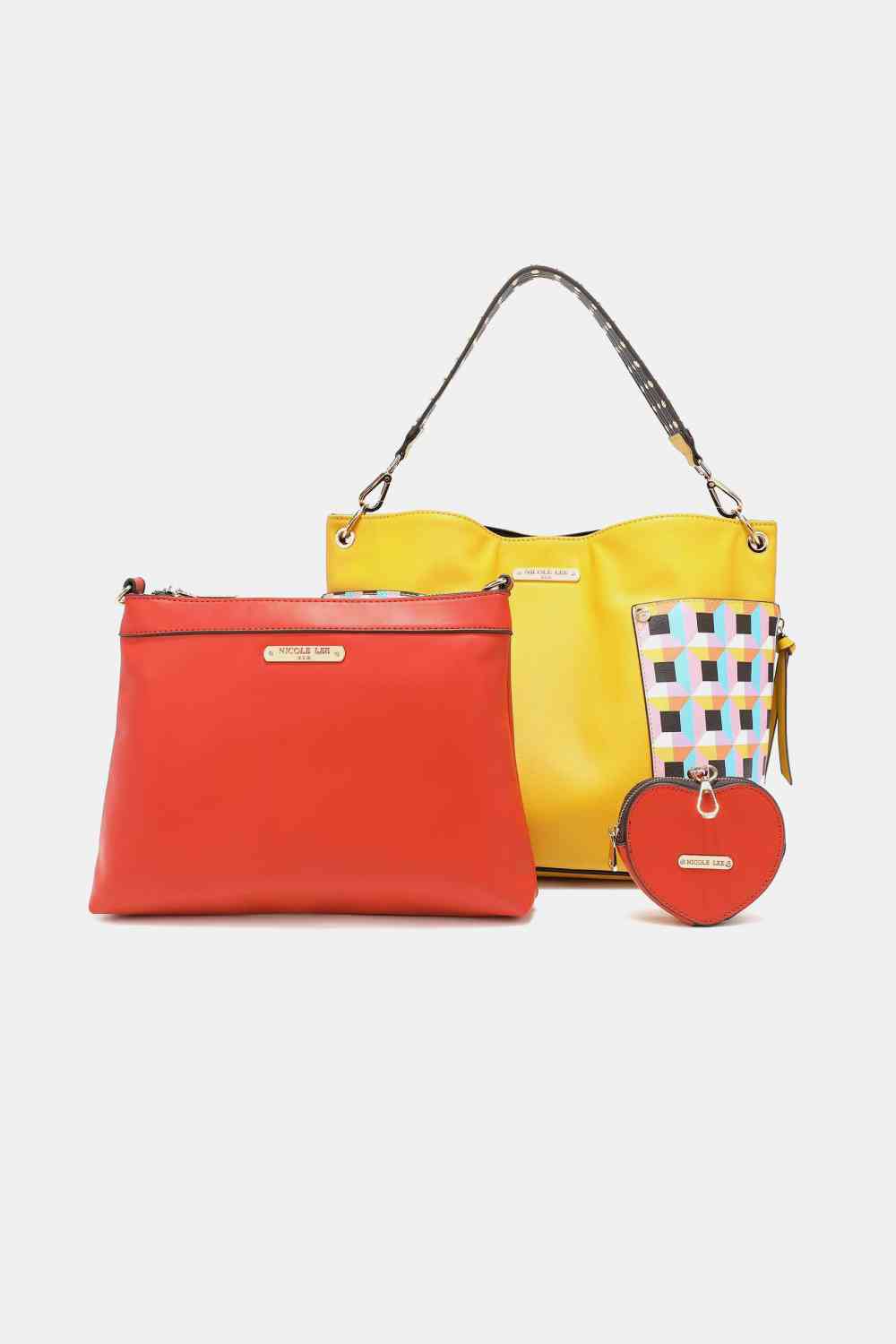 Ensemble de sacs à main Quihn de Nicole Lee USA, 3 pièces