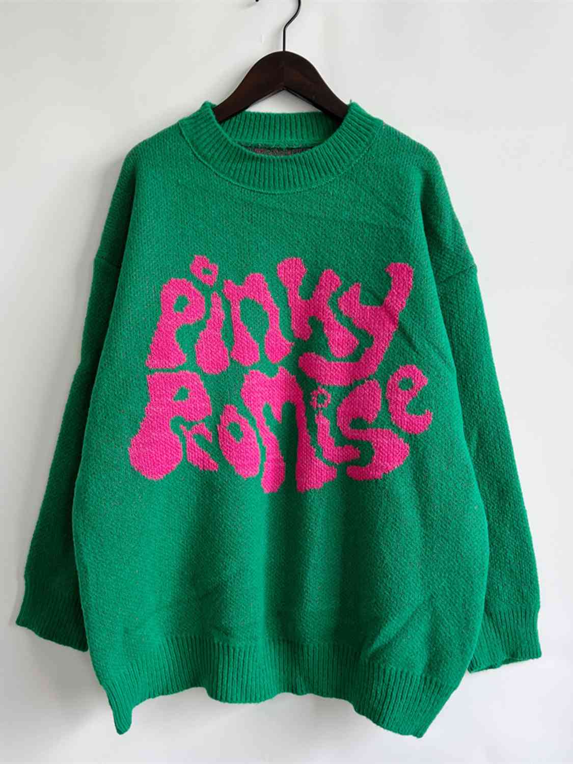 Pull graphique PINKY PROMISE