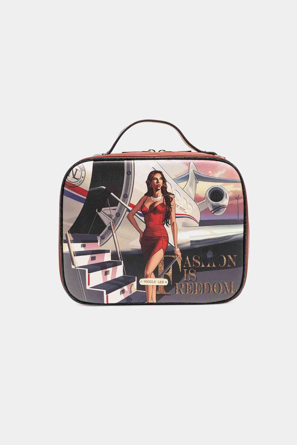Sac à main imprimé Nicole Lee USA avec trois pochettes