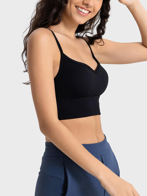 Soutien-gorge de sport à bretelles spaghetti