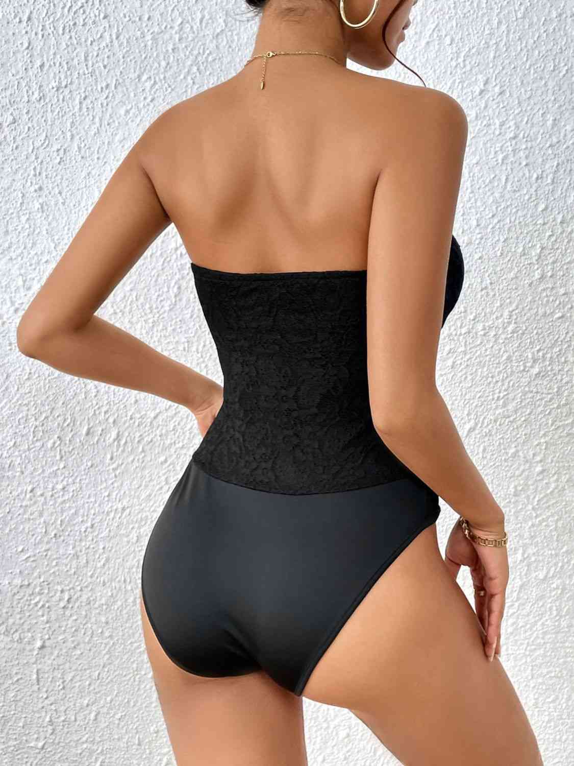 Body bustier à col en cœur