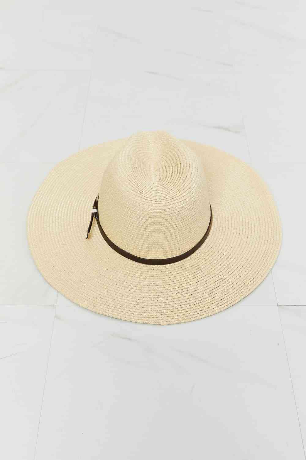 Chapeau Fedora en paille d'été Fame Boho