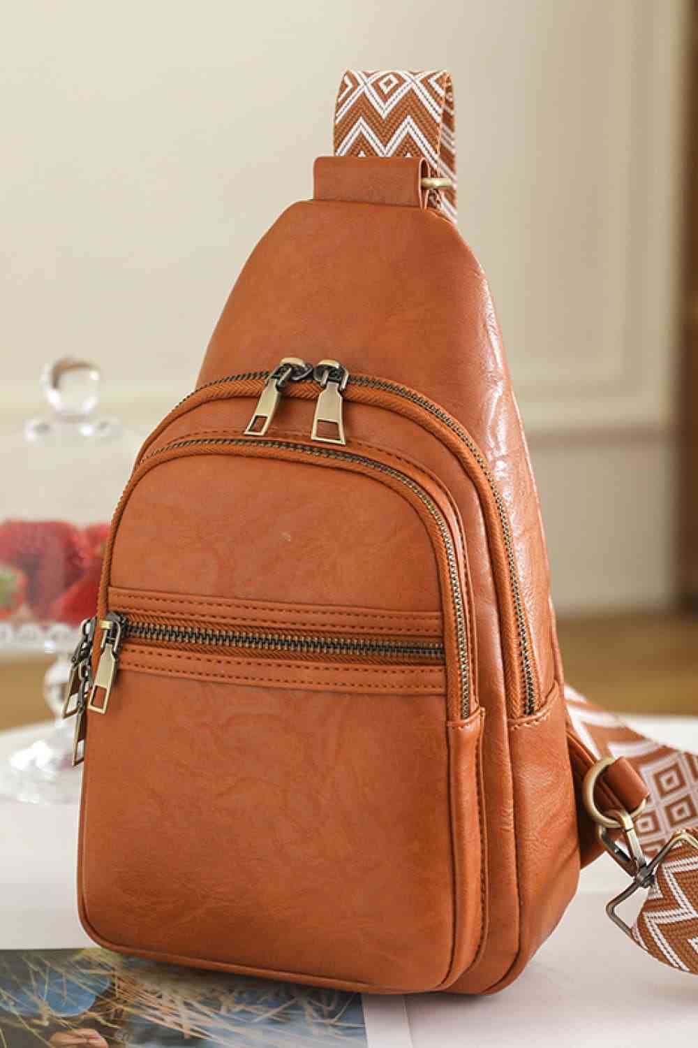 Sac bandoulière en cuir PU adoré It's Your Time