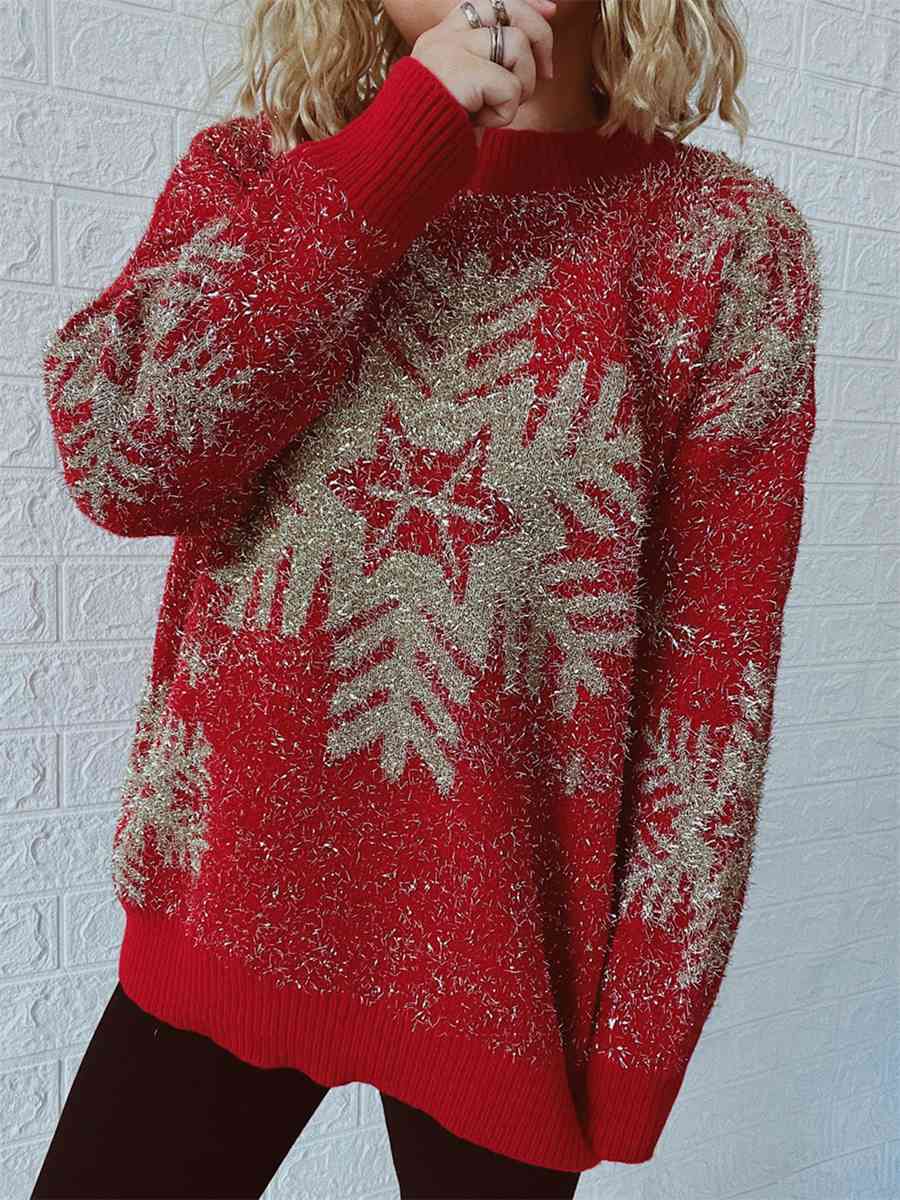 Pull col rond Élément de Noël