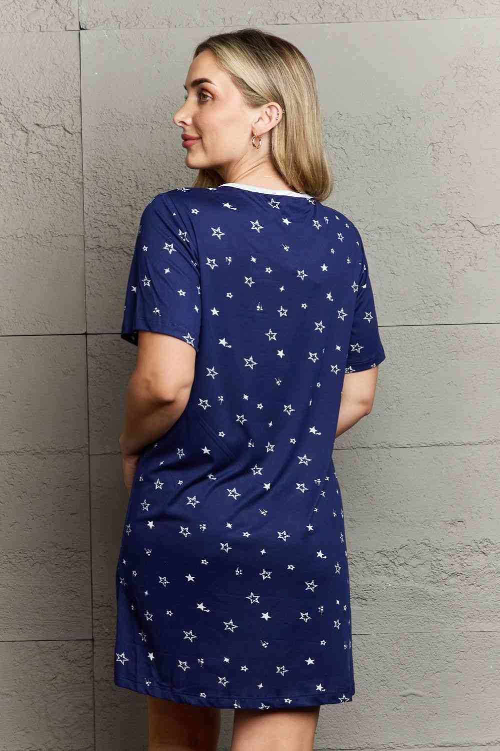 Robe de nuit boutonnée matelassée MOON NITE