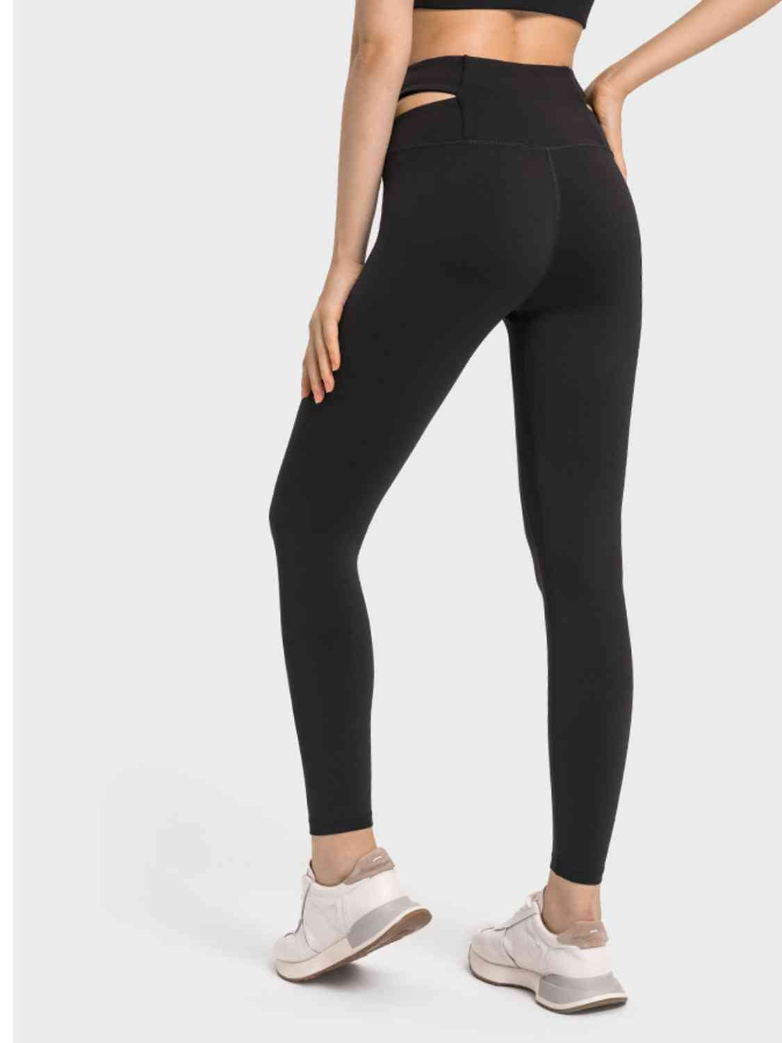 Leggings de sport à découpes croisées