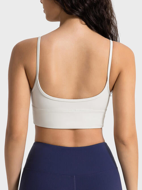 Soutien-gorge de sport à bretelles spaghetti