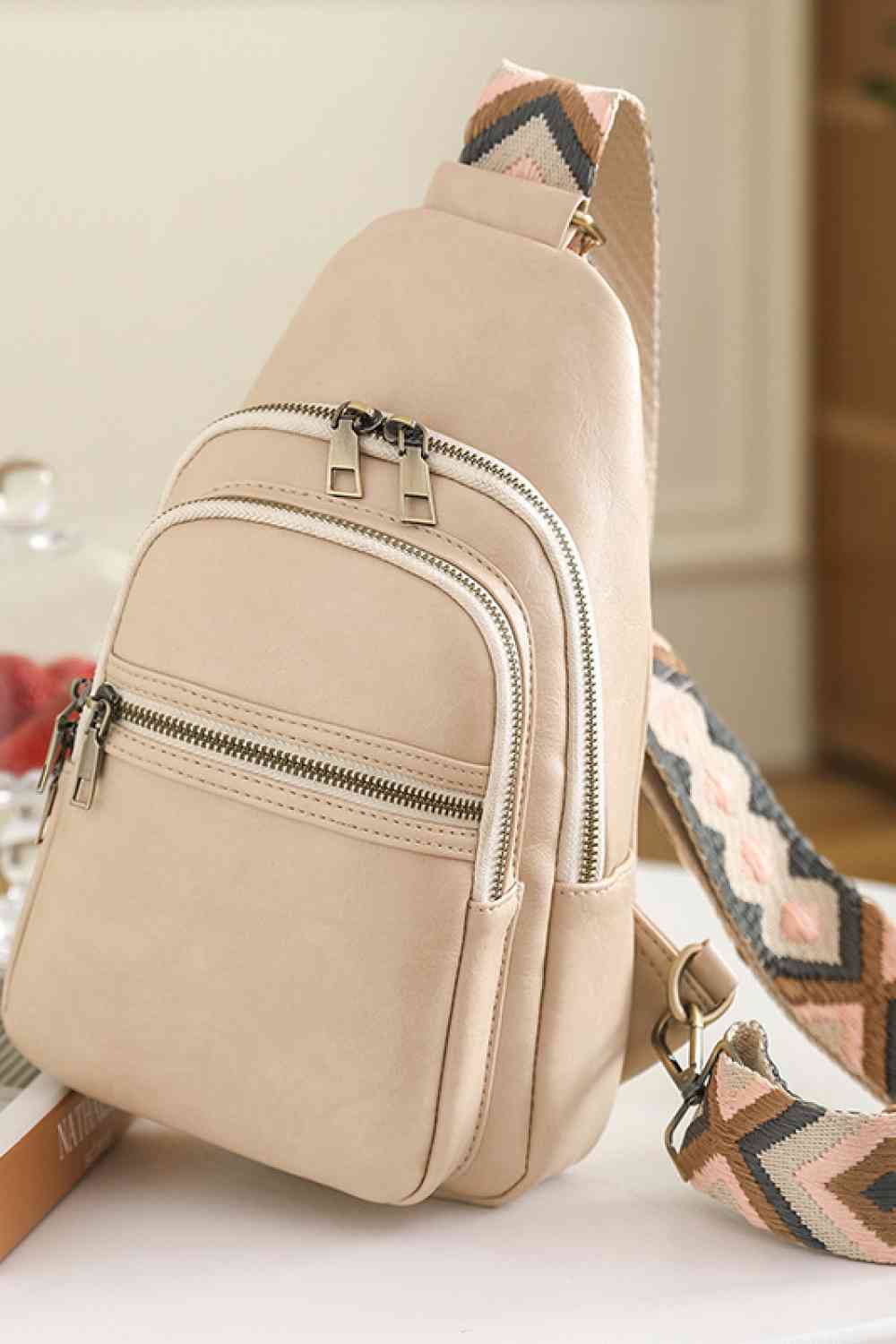 Sac bandoulière en cuir PU adoré It's Your Time