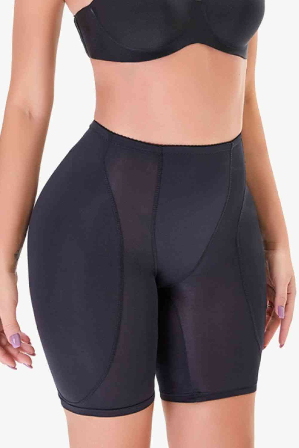 Short gainant à enfiler taille haute