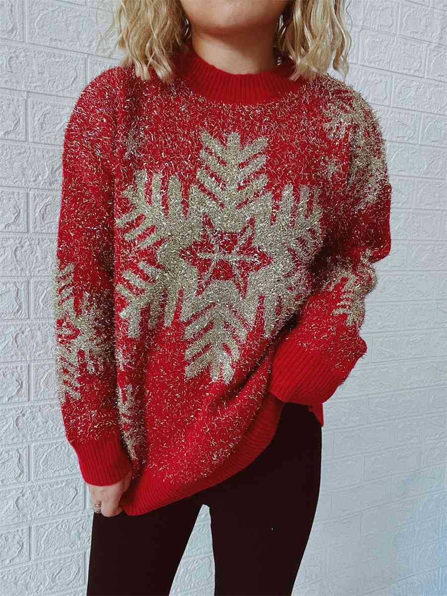 Pull col rond Élément de Noël