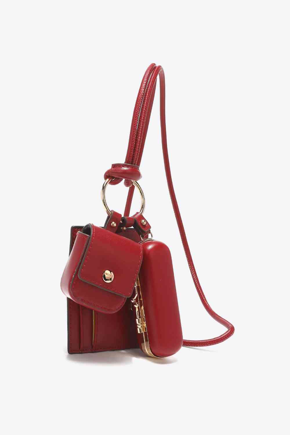 Ensemble de 3 cordons en cuir vegan Nicole Lee USA
