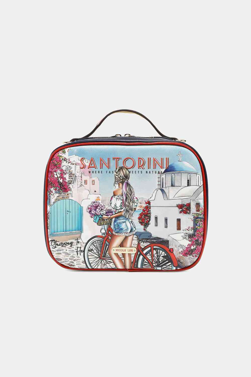 Sac à main imprimé Nicole Lee USA avec trois pochettes