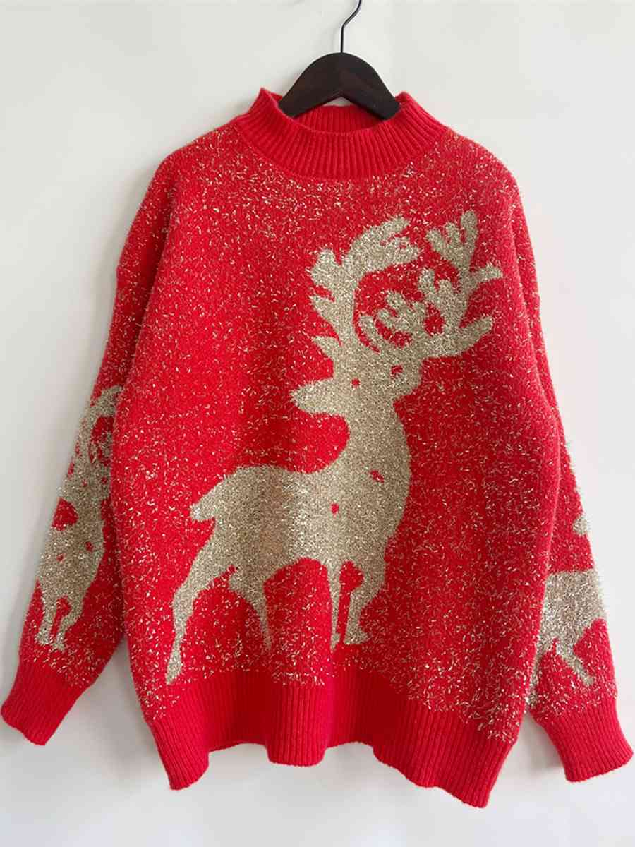 Pull col rond Élément de Noël