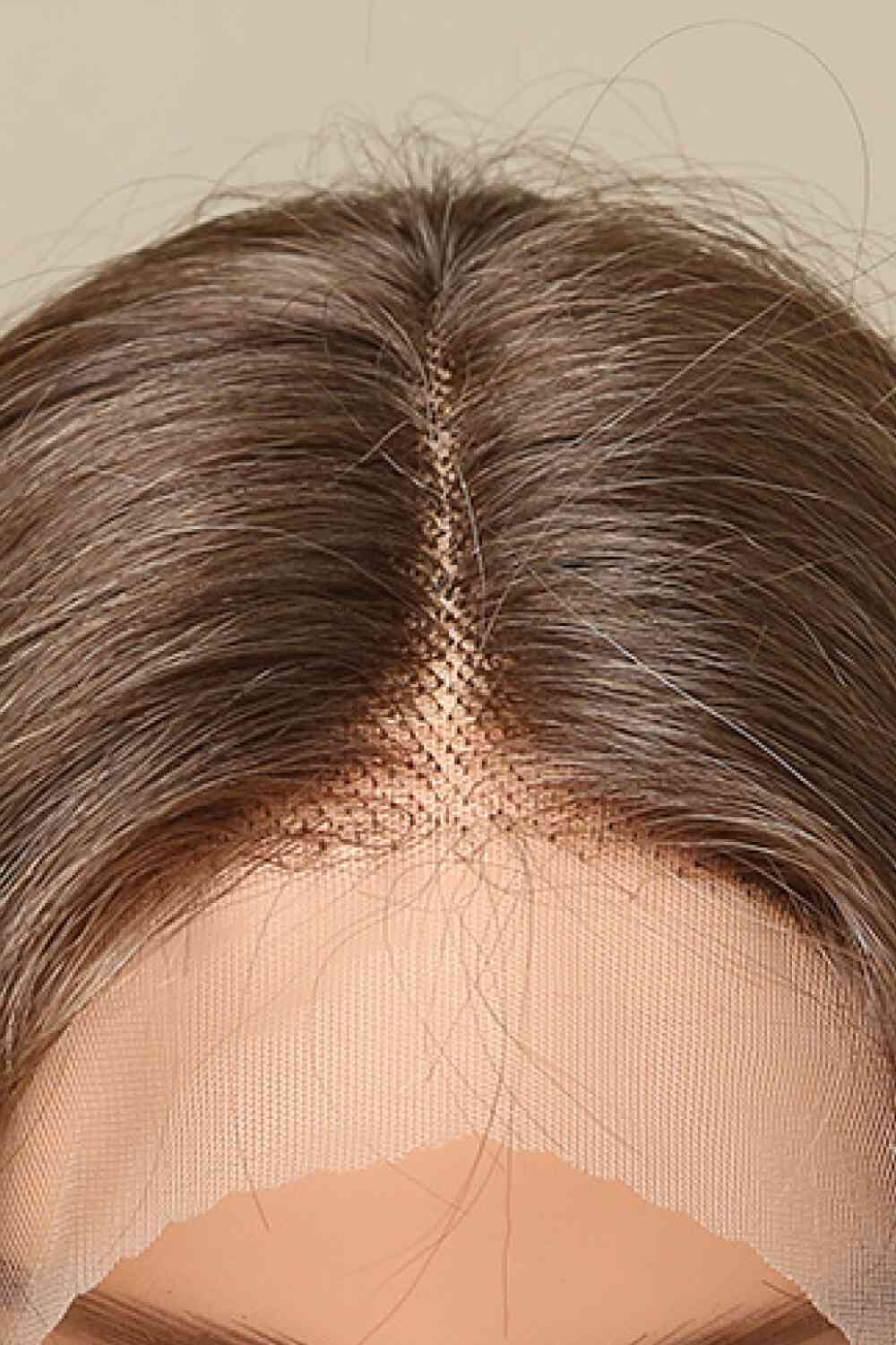 Perruques synthétiques ondulées longues de 13 x 2 pouces, densité 150 %, brun doré
