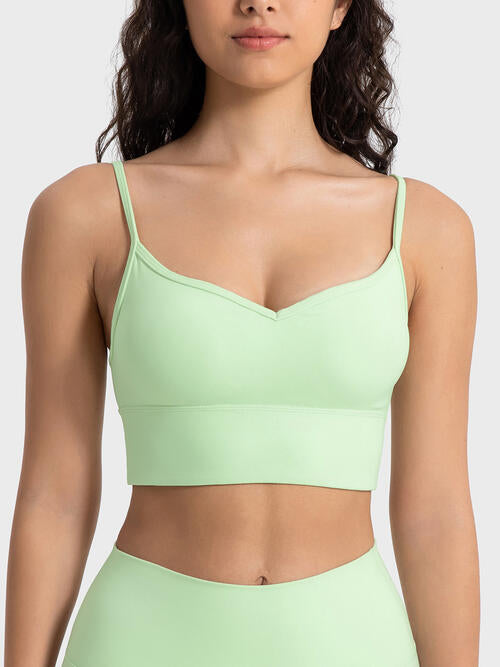 Soutien-gorge de sport à bretelles spaghetti