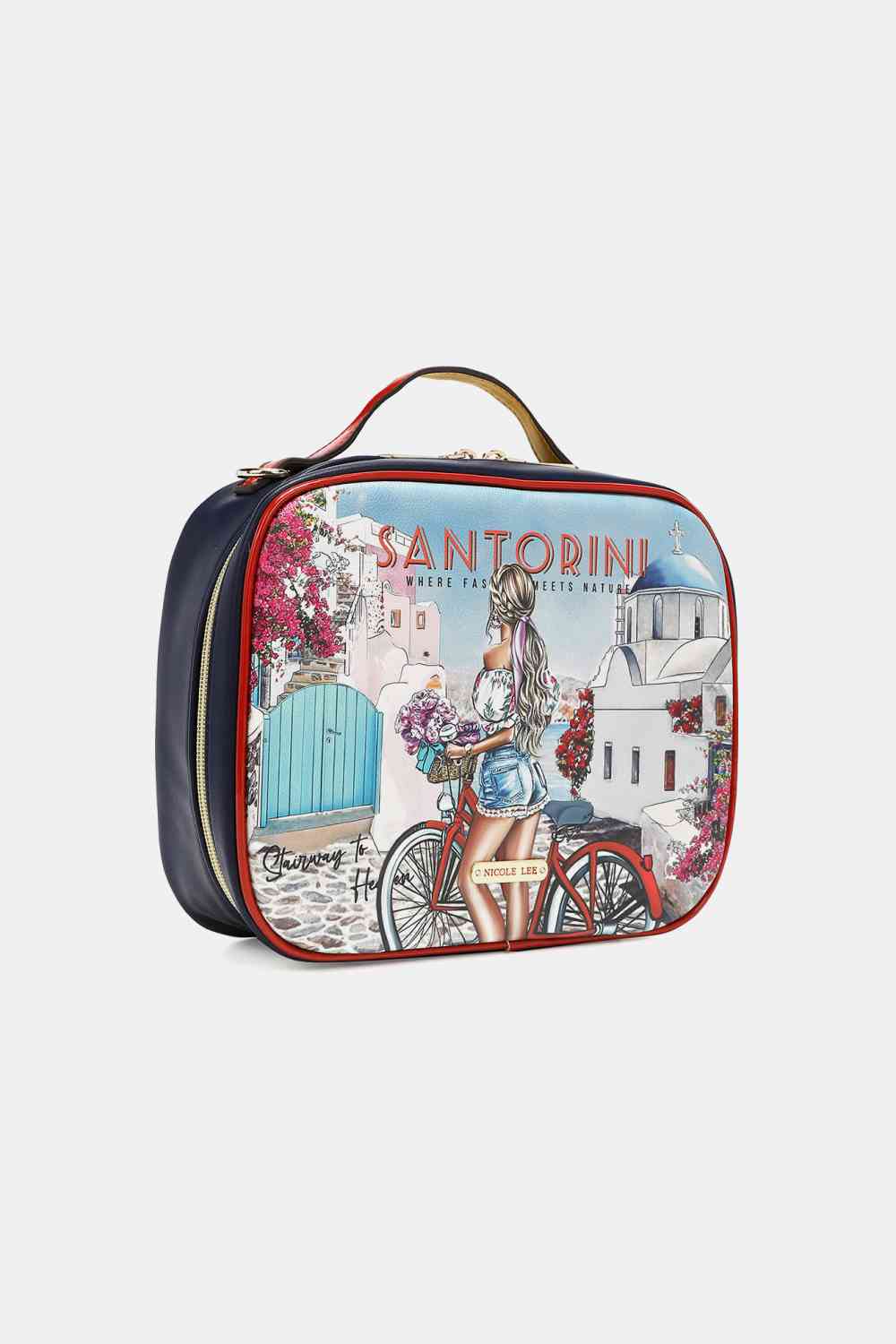 Sac à main imprimé Nicole Lee USA avec trois pochettes