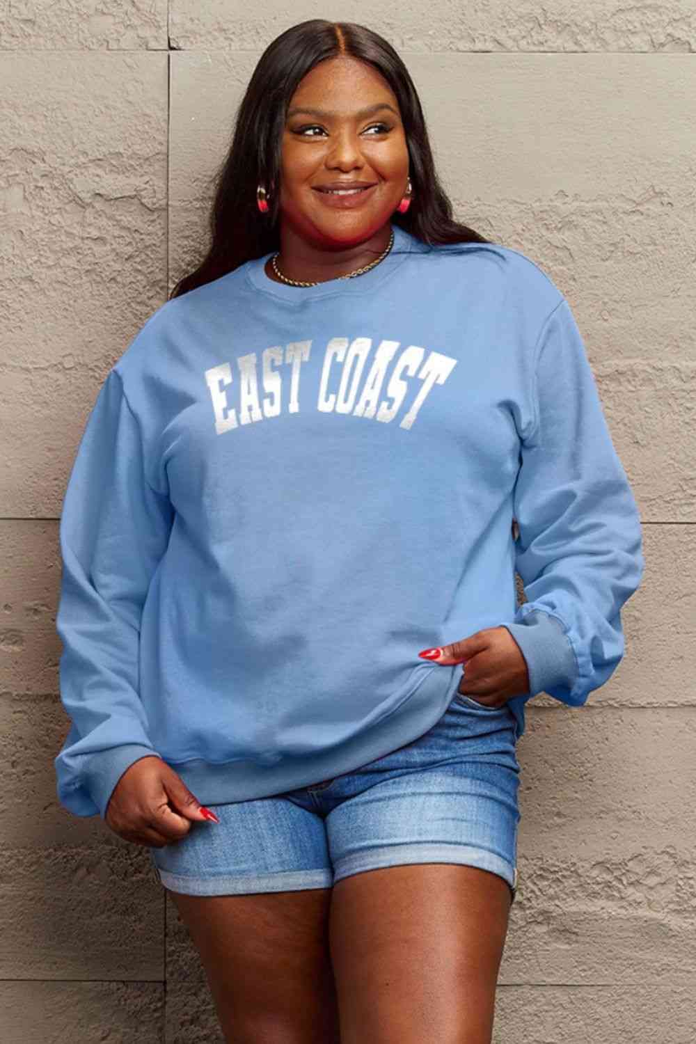 Sweat-shirt graphique KARMA taille réelle Simply Love