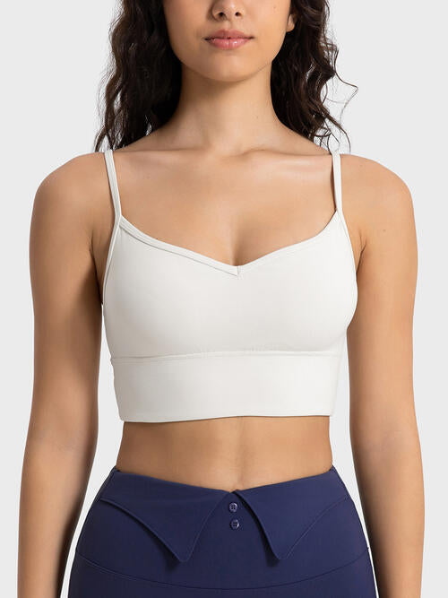 Soutien-gorge de sport à bretelles spaghetti