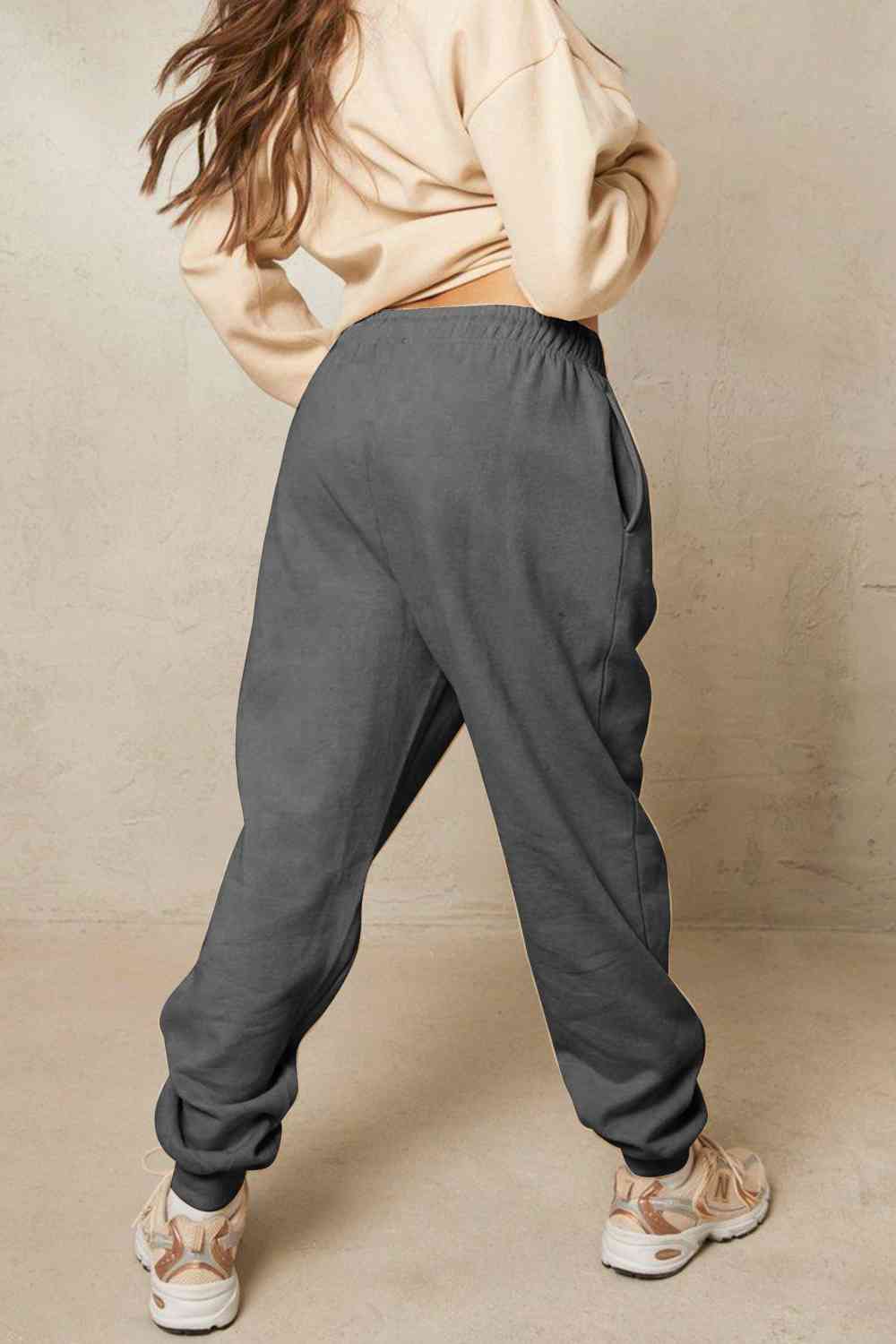 Pantalon de survêtement long à cordon de serrage et motif ange Simply Love