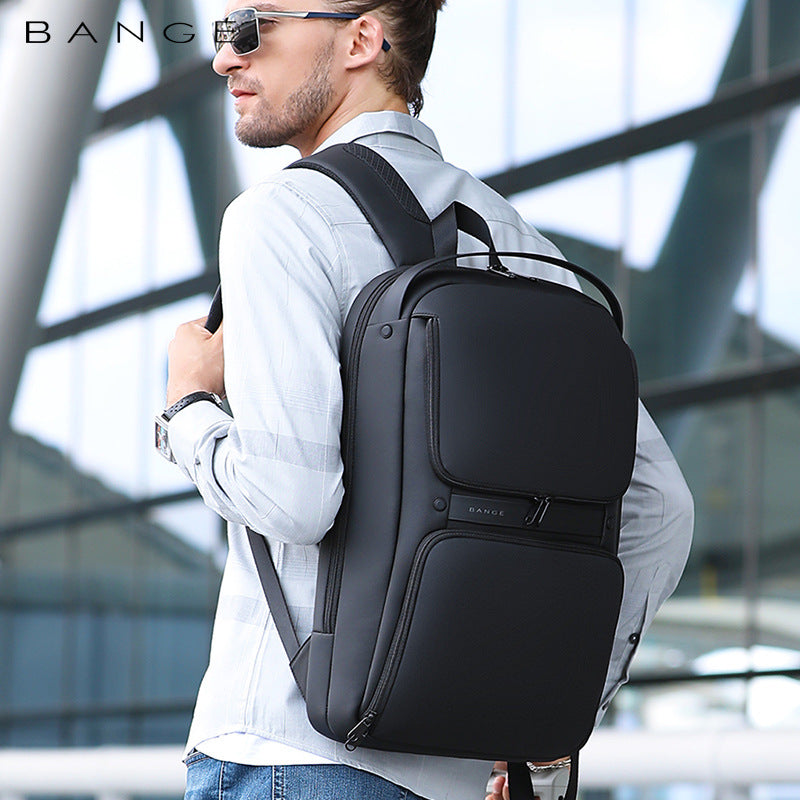 New Backpack Men's Waterproof Backpack Business Function Men's Bag Computer Leisure School Bag Backpack