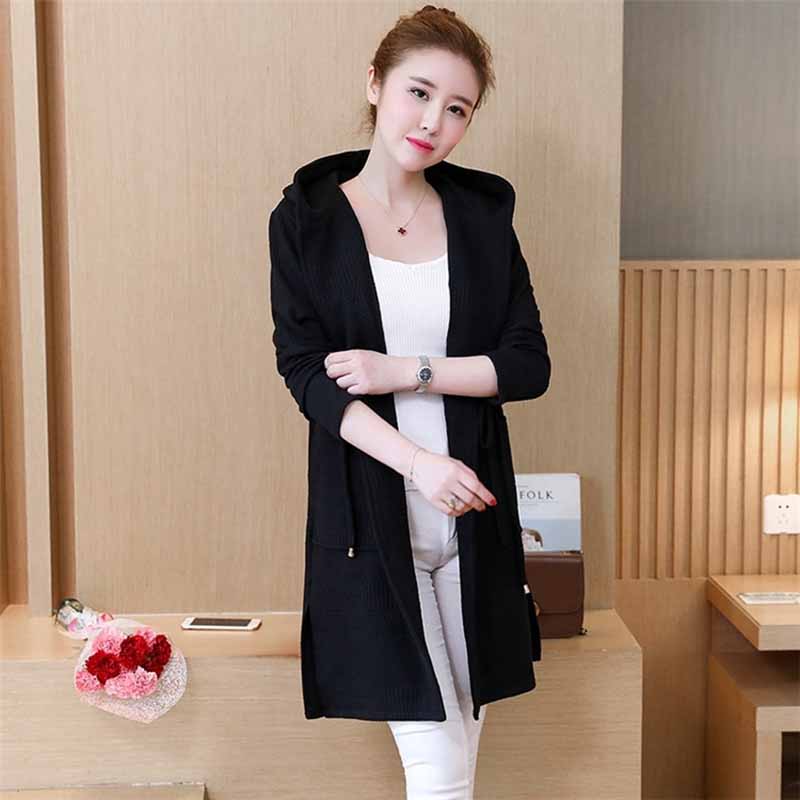 Hooded belted trench coat
