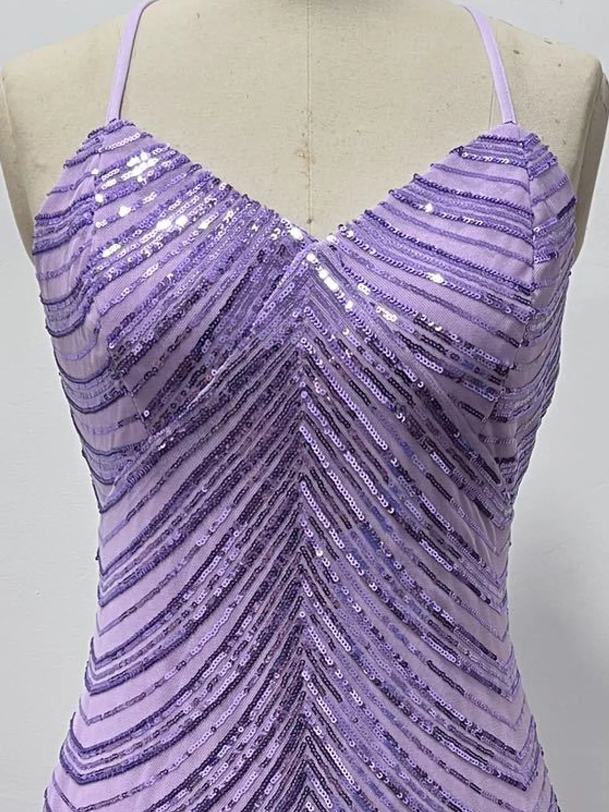 Sequin cami mini dress
